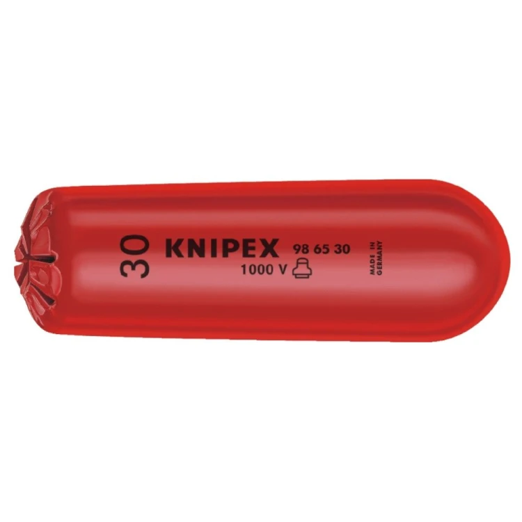 Kapturek ochronny samozaciskający Knipex 98 66 10 VDE 1000 V czerwony do przewodów 10 mm