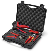 Knipex 97 91 04 V01 komplet narzędzi do przygotowania przewodów i montażu złączy MC4