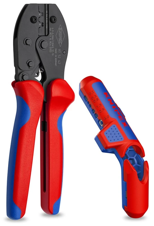 Knipex 00 31 31 V01 SB komplet narzędzi do ściągania izolacji i zaciskania styków MC4