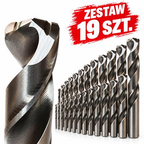 Zestaw 19 stalowych wierteł.png