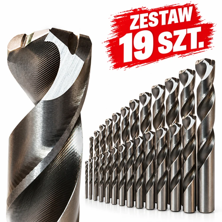 Zestaw 19 stalowych wierteł.png