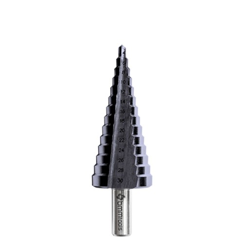 Wiertło stopniowe HSS TiAlN z rowkiem prostym 4–30 mm BMM
