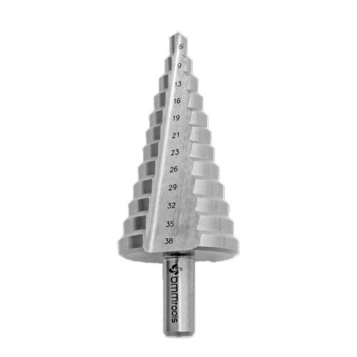 Wiertło stopniowe HSS-Co5 z rowkiem prostym 6–38 mm BMM