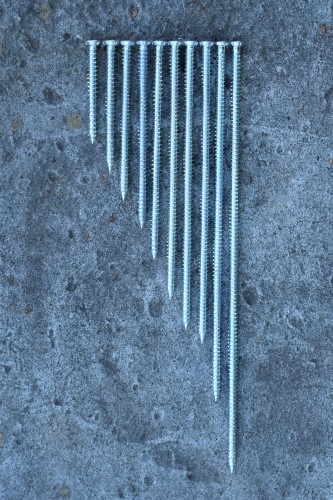 Wkręt do ościeżnic 7,5x202 łeb stożkowy TX30 - pełna rozmiarówka